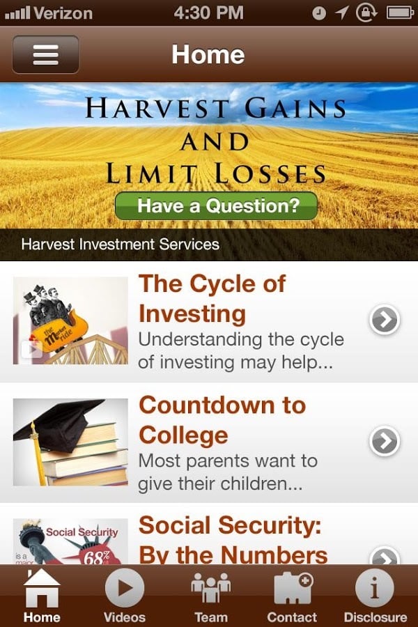 Harvest Investment Servi...截图1