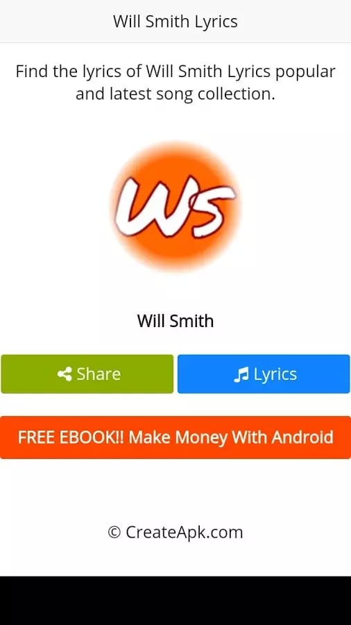 Will Smith Song Lyrics截图2