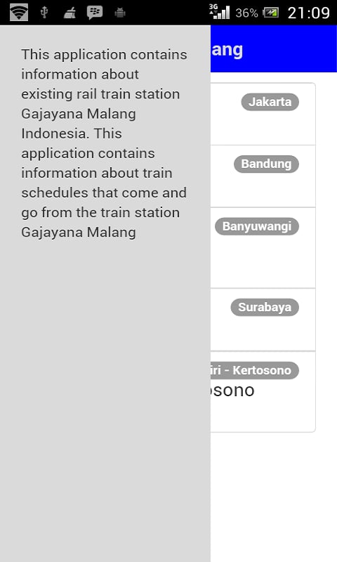 Info Train Malang截图1