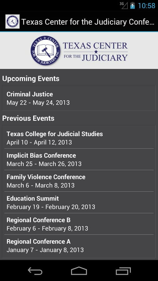 Texas Center for the Jud...截图2