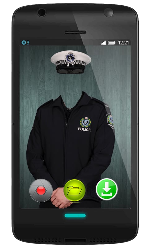 Police Suit Camera Photo截图2