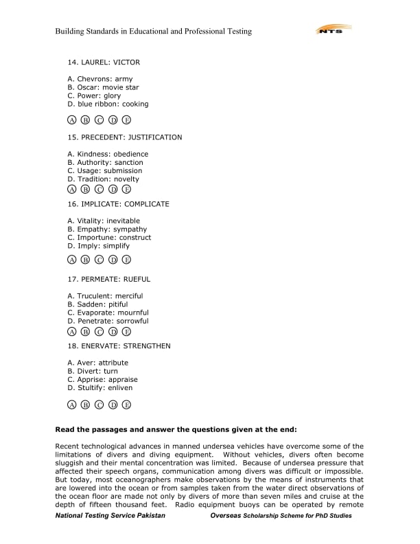 NTS Test: Practice &amp; Pat...截图4