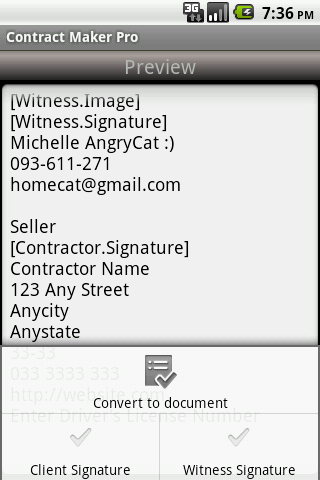 Contract Maker Pro Lite截图3