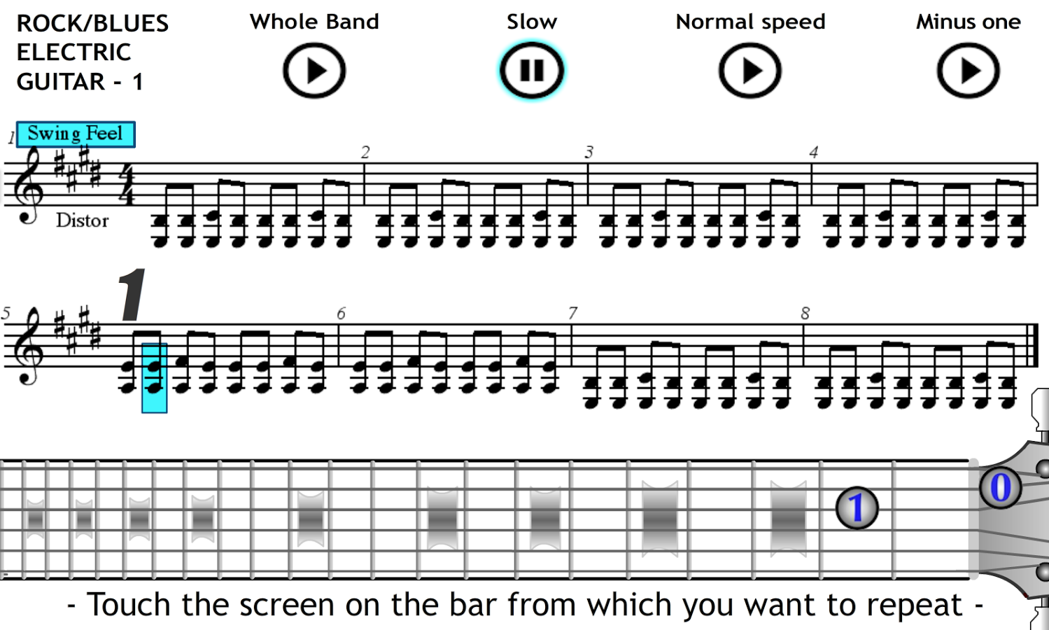 Play Electric Guitar Blues 1截图3