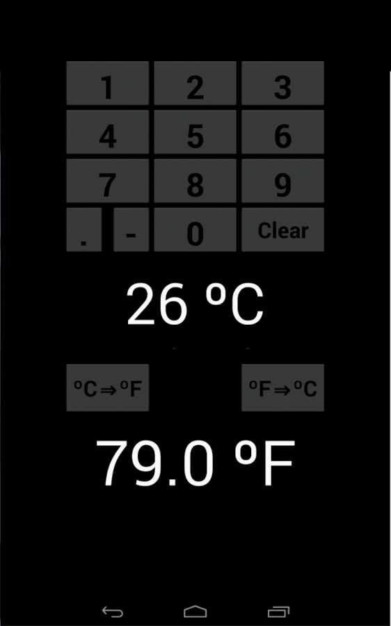 Fahrenheit-Celsius Converter截图3