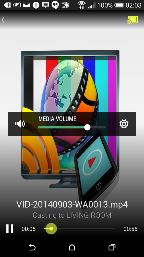 ZebCast Chromecast Player截图2