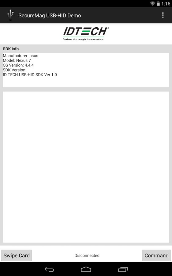 SecureMag USB-HID Demo v...截图2