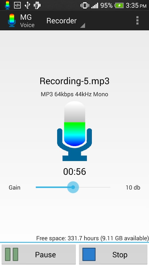 MG Voice Recorder MP3/PC...截图3