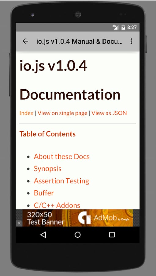 io.js Documentation Free截图1