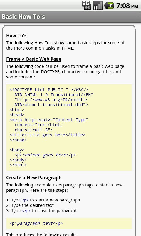 HTML Pro Quick Guide Fre...截图9