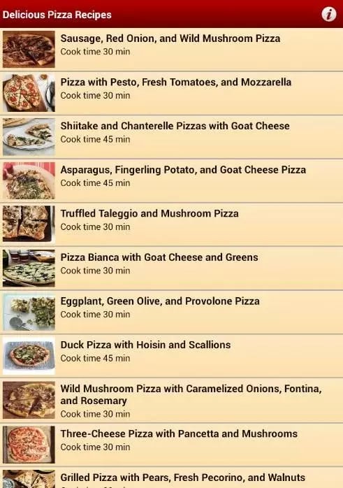 Delicious Pizza Recipes截图3