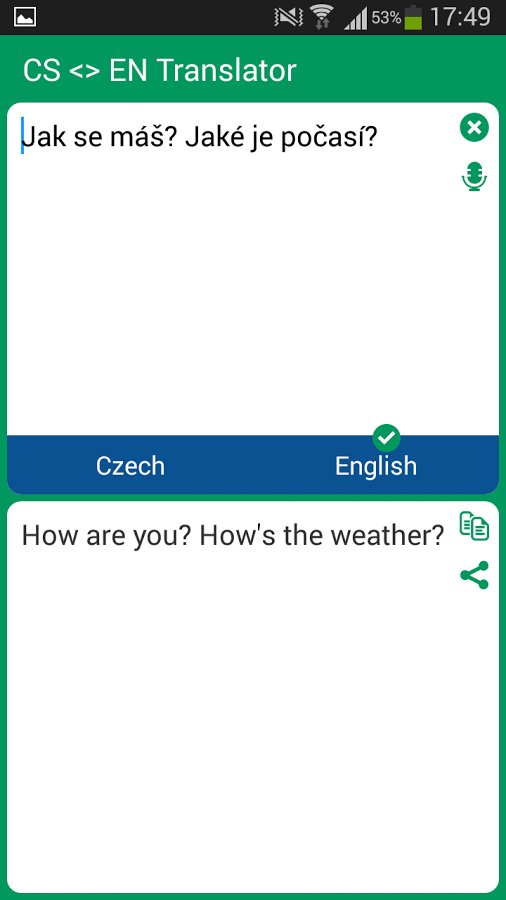 Czech - English Translat...截图2