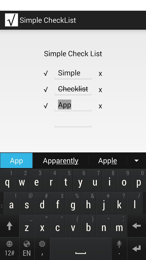 Simple CheckList截图2