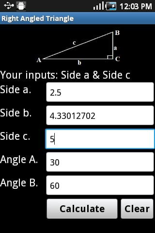 Right Angled Triangle截图3