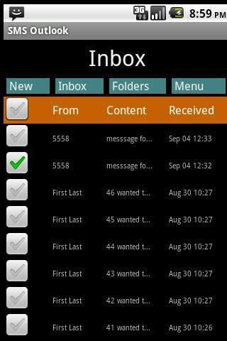 SMS Outlook (Beta)截图1