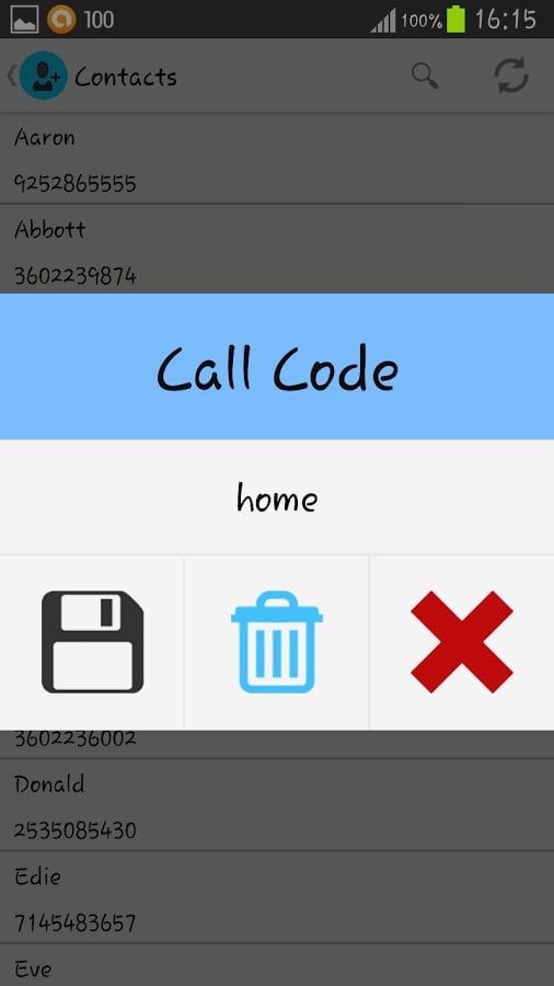 Call With Codes截图4