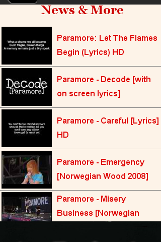 Paramore Ringtones, Pics...截图2