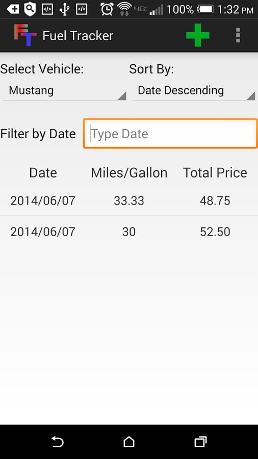 Fuel Tracker (Gas Mileag...截图1