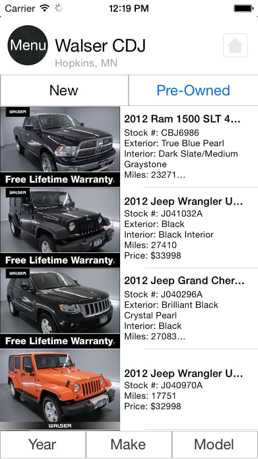 Walser Chrysler Dodge Je...截图3