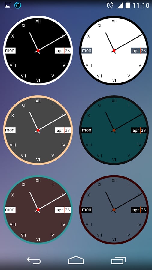 analog clocks zooper ski...截图3