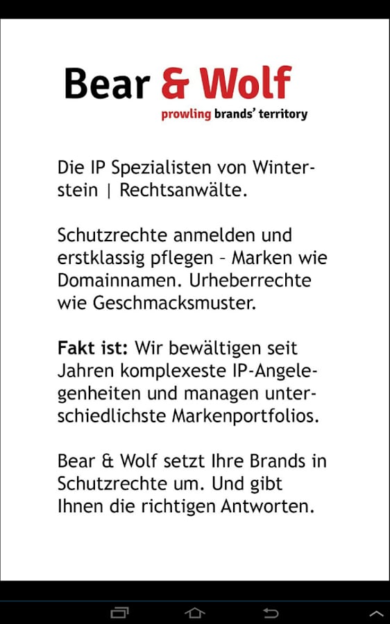 Rechtsanwalt Bear&amp;Wolf截图11