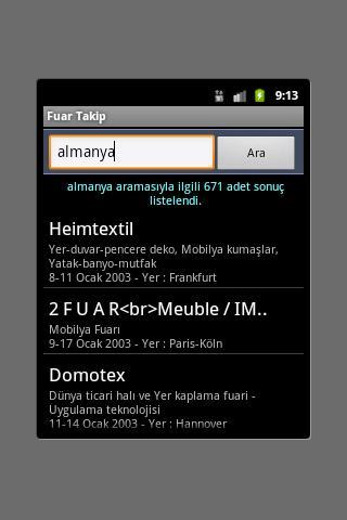 Fuar Takip - Fuar Arama Motoru截图7
