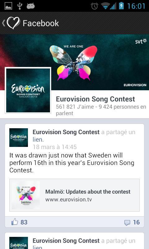 Eurovision截图2