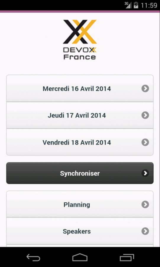 DevoxxFR 14截图1