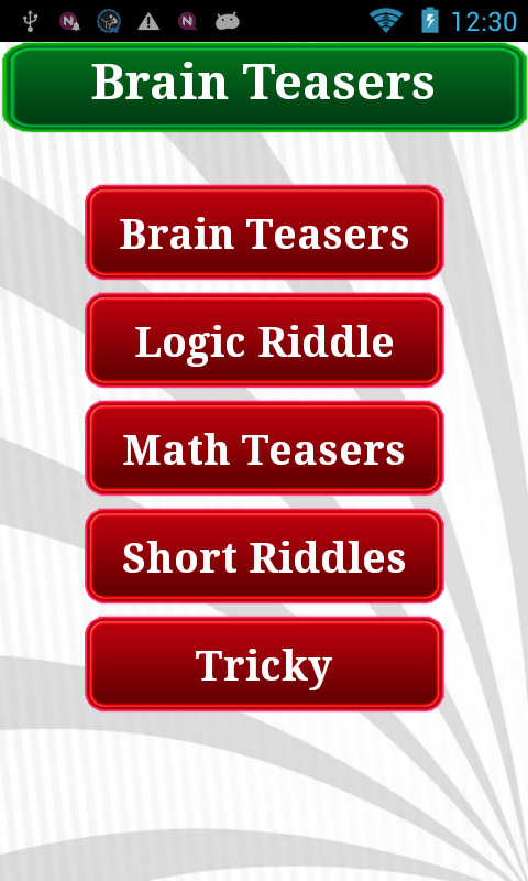 Brain Teasers and Puzzles截图1