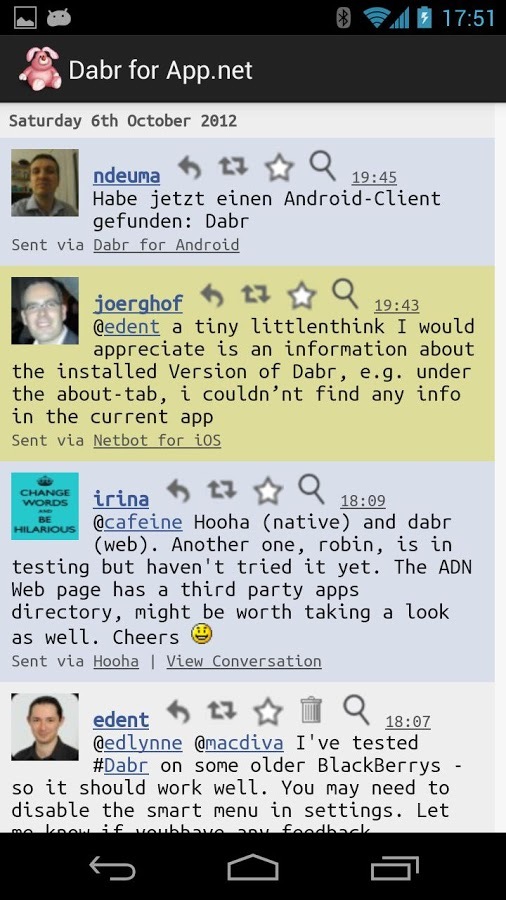 Dabr for App.net (BETA)截图4