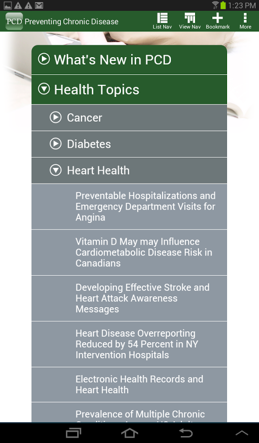 Preventing Chronic Disease-PCD截图10