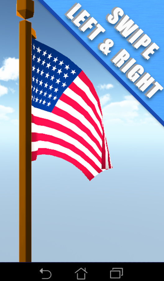 3D FLAGS USA FREE截图4