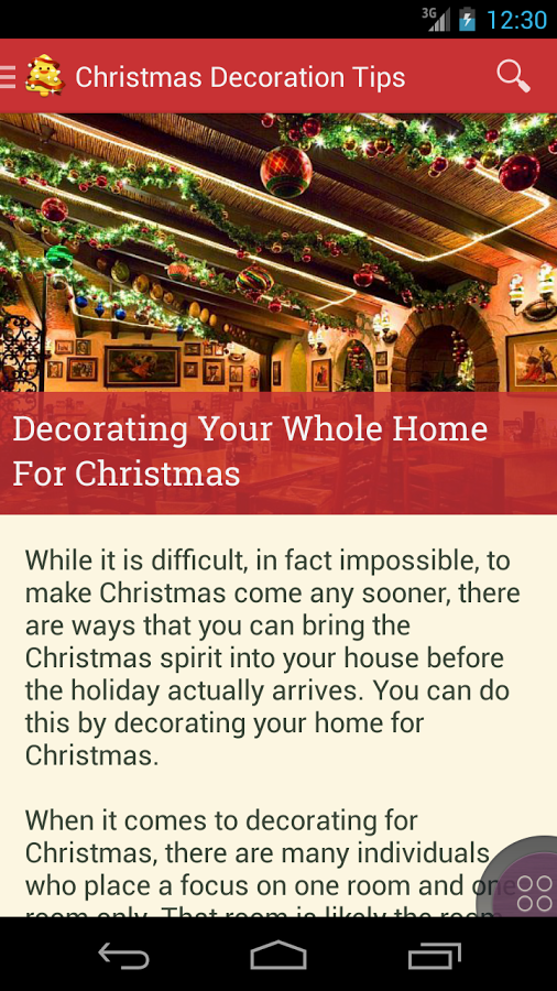 Christmas Decorating Tips截图1