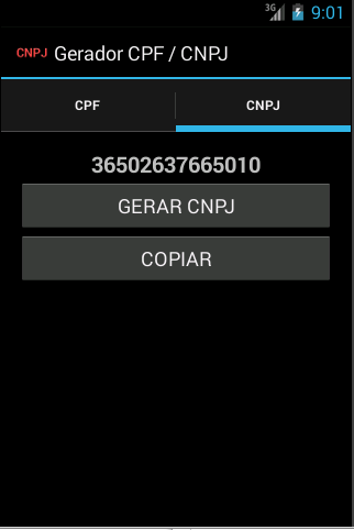 Gerador de CPF / CNPJ截图2