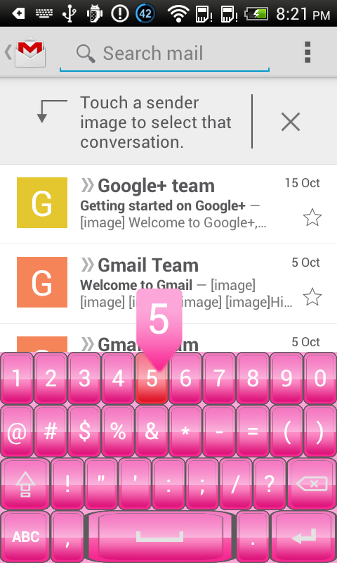 Fancy Pink Keyboard截图3