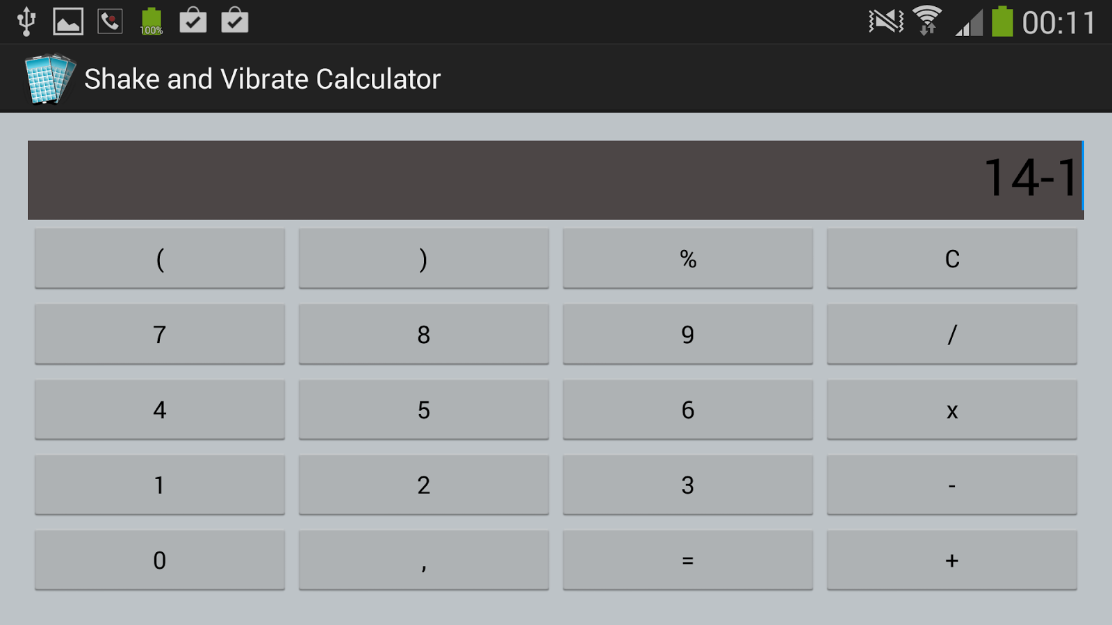 Shake & Vibrate Calculator截图3