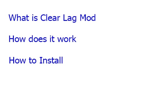 Clear Lag Mod (MCPE Mod)截图2