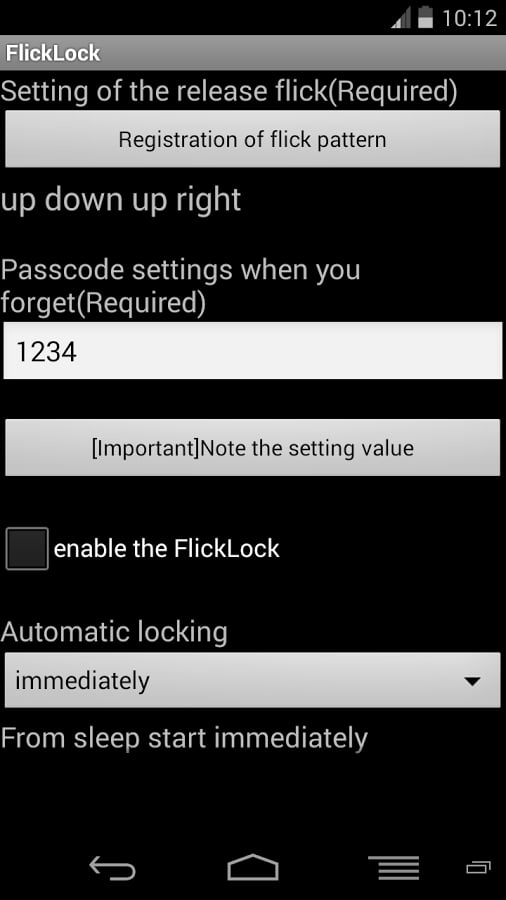 FlickLock (Lock screen a...截图3