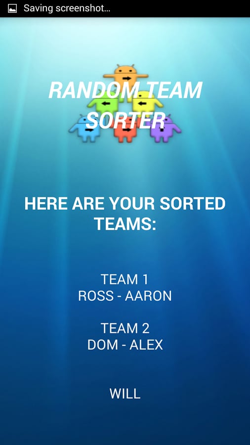 Random Team Sorter截图4