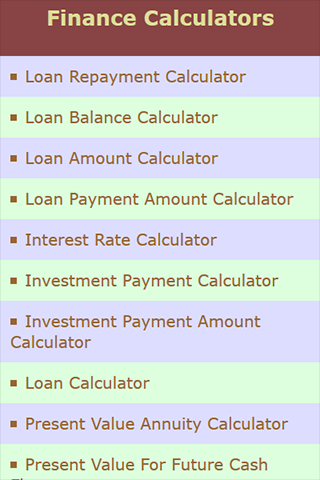 Finance Calculators截图6