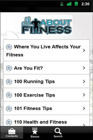 All About Fitness - FREE截图1