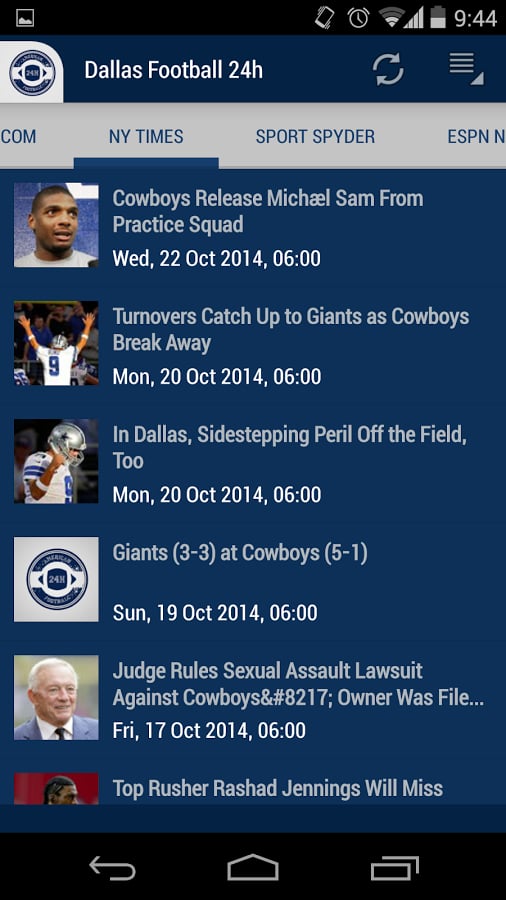 Dallas Football 24h截图3