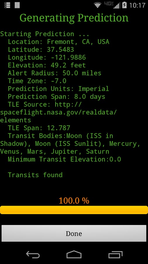 ISS Transit Prediction F...截图2