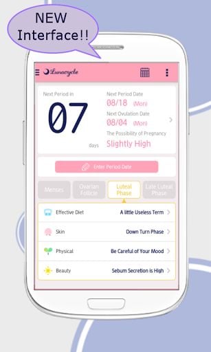 Period Tracker Lunacycle截图4