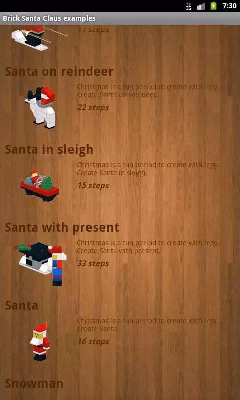 Brick Santa Claus examples截图10