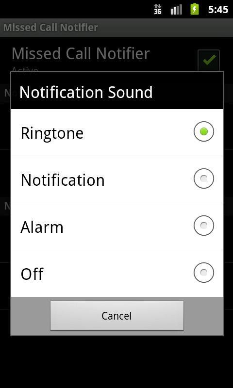 Missed Call Notifier截图1