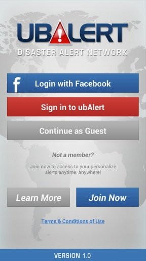 ubAlert - Disaster Alert截图1