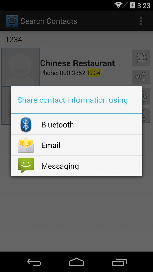 Search Contacts截图1