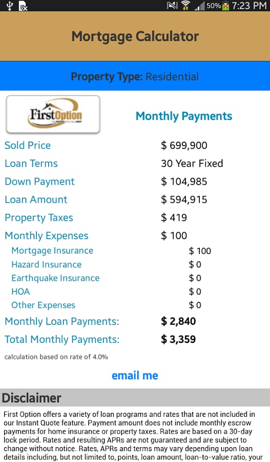 First Option Mortgage截图5