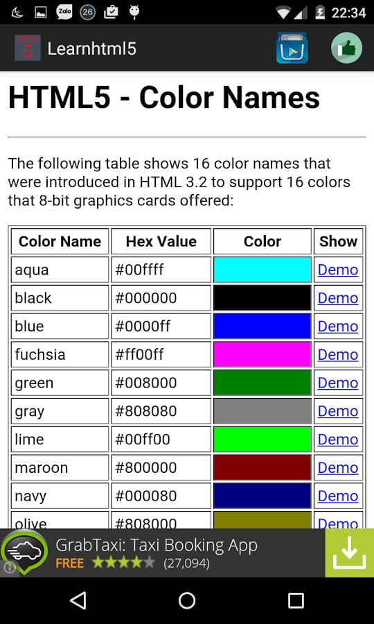 Learn html5截图3